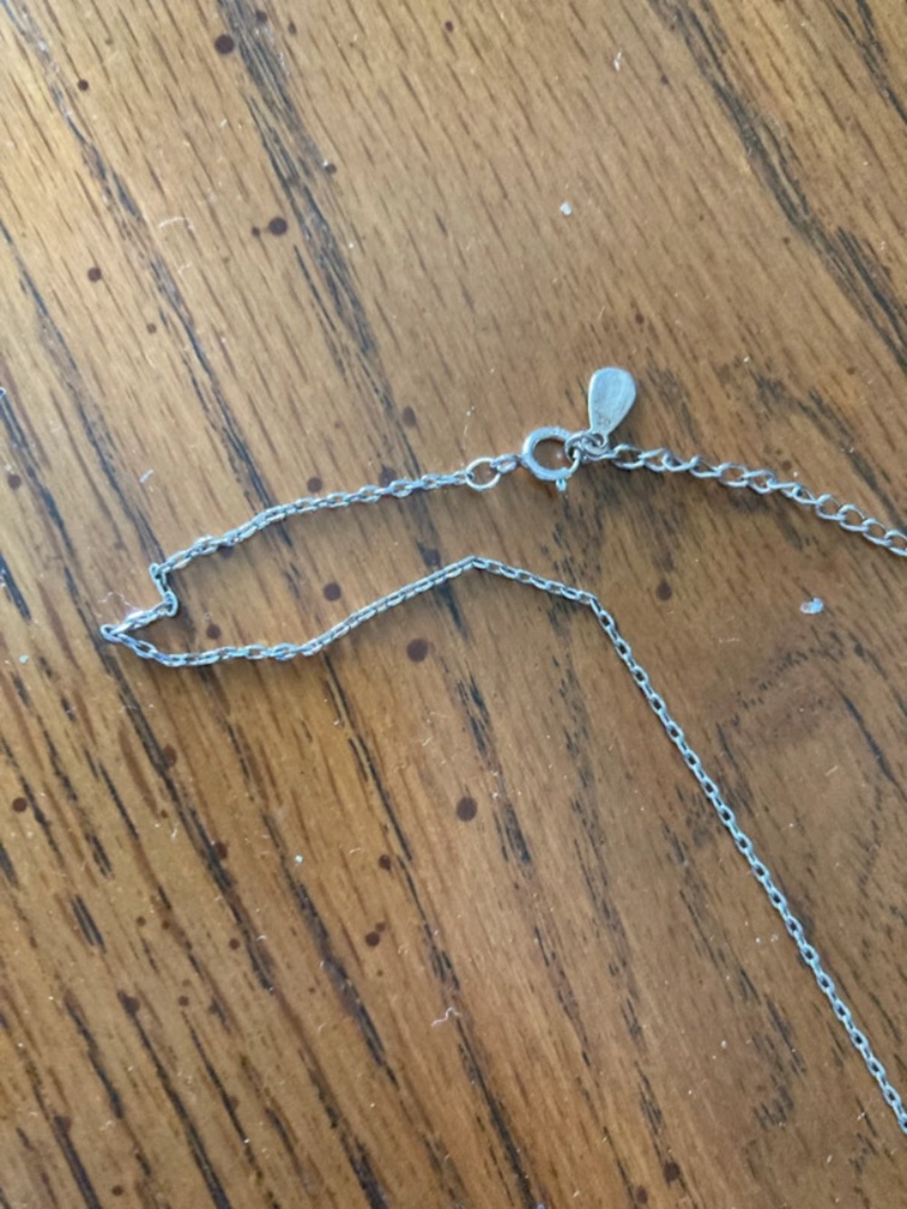 925 Sterling Silver Moon Necklace - Picture 3 of 3